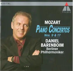 cd mozart, daniel barenboim, berliner philharmoniker - piano concertos nos. 9 & 17