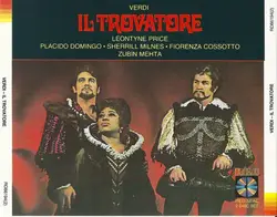 cd verdi - leontyne price · placido domingo · sherrill milnes · fiorenza cossotto · zubin mehta - il trovatore (1987)