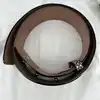 ceinture large nina ricci en cuir effet python taille 80