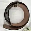 ceinture large nina ricci en cuir effet python taille 80