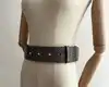 ceinture large nina ricci en cuir effet python taille 80
