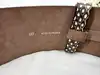 ceinture large nina ricci en cuir effet python taille 80
