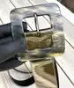 ceinture vintage yves saint laurent rive gauche en cuir verni pailleté bronze olive avec boucle carrée au motif écaille