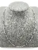chaîne en argent maille corde l51,5cm argent 925 millième (22 ct) 6,10g