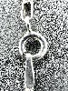 chaîne en argent maille corde l51,5cm argent 925 millième (22 ct) 6,10g