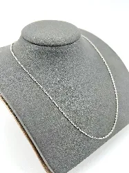 chaîne en argent maille forçat  argent 925 millième (22 ct) 3,40g