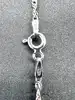 chaîne en argent maille singapour l43,5cm argent 925 millième (22 ct) 2,61g