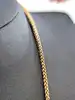 chaîne maille palmier carré or 750 millième (18 ct) 7,25g