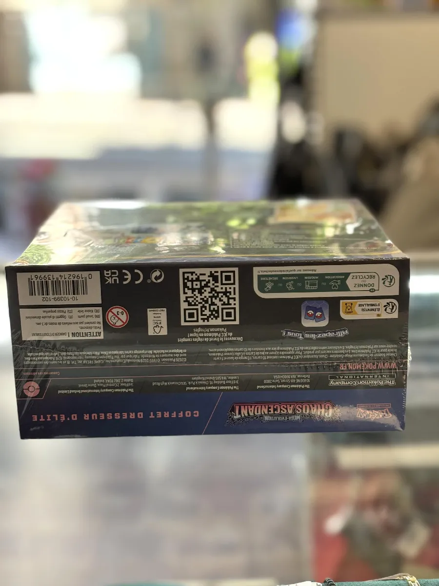 Pokémon ME04 : Coffret Dresseur d'Elite - ETB Chaos Ascendant - Cartes Pokémon