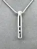 collier argent maille serpent avec pendentif  argent 925 millième (22 ct) 6,87g