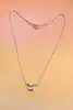 collier cartier collection tank en or blanc orné d'une aigue-marine facettée carrée or 750 millième (18 ct) 4,98g