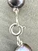 collier de perles synthétique avec un fermoir en argent l70cm argent 925 millième (22 ct) 59,48g
