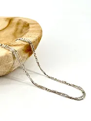 collier en argent multi-rong l42cm argent 925 millième (22 ct) 9,40g