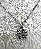 collier gucci avec pendentif gg entrelacé en argent 925 argent 925 millième (22 ct) 7,10g