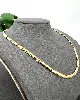 collier murat plaqué or l46cm