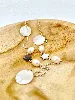 collier/sautoir en argent nacre et perles d'eau douce argent 925 millième (22 ct) 16,16g