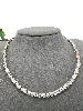 collier swarovski tennis matrix doré cristaux blancs