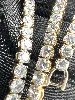 collier swarovski tennis matrix doré cristaux blancs