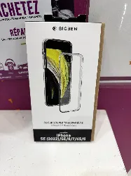 coque pour iphone se 2022 / se / 8/7 / 6s / 6 transparente bigben