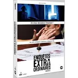 dvd enquêtes extraordinaires - saison 2