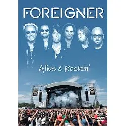 dvd foreigner - alive & rockin'