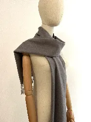 echarpe classique eric bompard en cachemire gris