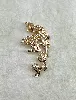 fbrc030 broche épi de roseau pavé d'oxydes et perle synthétique