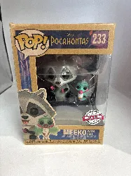 figurine funko! pop - disney - pocahontas - meeko with flit n° 233 - special edition
