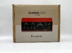 focusrite scarlett solo 4th gen