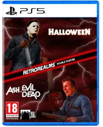jeu ps5 halloween &amp; ash vs evil dead : retrorealms double feature