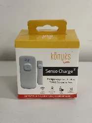 konyks senso charge 2 - détecteur d'ouverture wi - fi sur batterie pour porte et fenêtre, autonomie 1 an, notifications smartphone