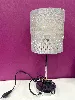 lampe de chevet abat jour gris