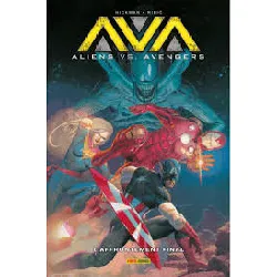 livre alien vs - avengers - l'affrontement final
