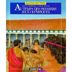 livre au temps des premiers jeux olympiques, des enfants dans l'histoire