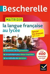 livre bescherelle : maîtriser la langue française au lycée - 2nde et 1ère ; spécial bac français