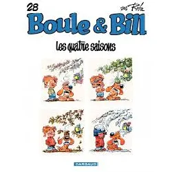 livre boule & bill - les quatre saisons jean roba