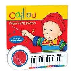 livre caillou mon livre - piano