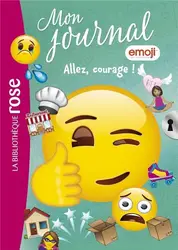 livre emoji, mon journal tome 14 : allez, courage !
