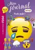 livre emoji, mon journal tome 15 : toute seule !