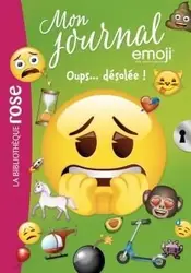 livre emoji, mon journal tome 8 : oups... désolée !
