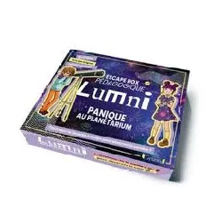 livre escape box lumni - 9 - 11 ans - panique au planétarium
