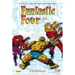 livre fantastic four l'intégrale - l'intégrale - 1972