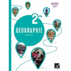livre géographie 2de - éd. 2019 - de l'élève