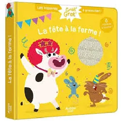 livre grat grat - la fête à la ferme !