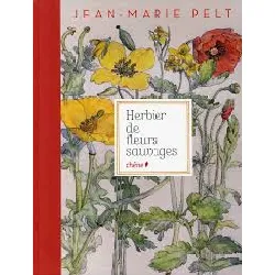 livre herbier de fleurs sauvages