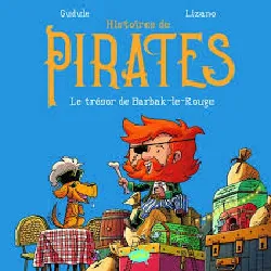 livre histoires de pirates - le trésor de barbak - le - rouge