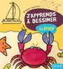livre j'apprends à dessiner : la mer