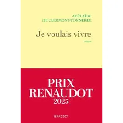 livre je voulais vivre