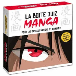 livre la boite quiz manga