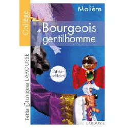 livre le bourgeois gentilhomme